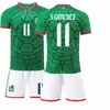 2526 Uniforme de Fútbol Local de México Jersey de Hernández 14 Traje de Uniforme de Equipo Loserano de Álvarez