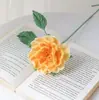 Ramo de Hilo de Dahlia de Doble Pétalo Tejido a Mano Terminado Cumpleaños Día de San Valentín Decoración del Hogar Regalo Venta al por Mayor