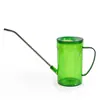 Regadera de Acero Inoxidable con Pico Largo Regadera para Jardinería Doméstica Regadera de Plástico con Pico Grande