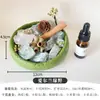 Difusor de Piedra de Cristal de Flor Seca Piedra Difusora Quemador de Incienso Decoración Interior del Hogar Fragancia de Fuego Nicho Regalo Creativo DIY