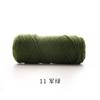Ruyiniao Hilo de 2 mm Hebra Redonda Hilo de Algodón Hueco Tejido a Mano DIY Material para Bolsas Hilo Grosor Medio Bola de Lana Crochet