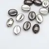 Cuentas Electrochapadas CCB Color Metálico Cuentas Irregulares de Café DIY Collar Pulsera Enfilado Acrílico Cuentas Sueltas Joyería