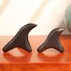 Placa Gua Sha Bico de Pássaro de Sândalo Roxo Ferramenta de Massagem Triangular para Massagem de Meridianos, Caneta de Acuponto, Terapia de Pés Bastão de Massagem Muscular de Madeira Maciça