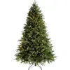 Decoración navideña de alta gama, árbol de Navidad mixto de PE, árbol de Navidad denso de 1.38 m, procesado y personalizado por la fábrica de origen