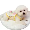 Lindo Floral Pequeño Sling Encaje Elástico Primavera y Verano Ropa para Perro y Gato Pequeño Perro Mascota Maltés