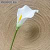 Lirio de cala artificial EVA tacto flor falsa tamaño grande pequeño estilo comercio exterior jarrón sala de estar flor falsa rural Taro artificial