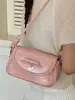Elegante y versátil popular bolso de hombro con lazo, nuevo bolso cruzado de moda de verano 2026 para el trabajo con un aire casual