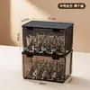 Bnbs Baibang Portavasos a Prueba de Polvo Caja de Almacenamiento para Copas de Vino Vasos de Cerveza Vasos de Vidrio Vasos de Licor