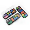 Kit de Tinta para Pintura Corporal à Base de Água, Kit de Pintura Infantil DIY de Combinação Livre, Tiras de Cor Única para Halloween