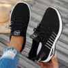 Novo Estilo de Sapatos Esportivos e Casuais Femininos, Respiráveis, Confortáveis, Antiderrapantes para Caminhada, Sapatos de Malha Modernos e Versáteis