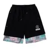 Shorts abotonados de calle para hombre, tendencia de verano ins, shorts casuales de talla grande, shorts de baloncesto holgados para usar al aire libre