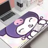Kuromi Mouse Pad Grande de Desenho Animado Sanrio Melody Menina Fofa Tapete de Mesa Antiderrapante Borracha Vários Tamanhos