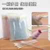Nuevo al por mayor varilla hueca de cristal pincel para labios brillo de labios glaseado de labios pincel para aplicar labial cepillo de limpieza hisopo de belleza desechable