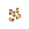 Tuerca remachable de cabeza avellanada mueble cabeza plana veta vertical color plateado zinc tuerca remachable tuerca remachable moleteada M4M5M6M8