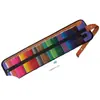 Suministro Exclusivo Transfronterizo de Lápices de Colores de 50 Colores, Set Enrollable de Lápices de Colores de Alta Calidad para Estudiantes, Set Enrollable para Dibujo Artístico, De Madera