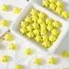 Aleación color caramelo estrella de cinco puntas cuentas sueltas hechas a mano DIY pulsera de cuentas cadena para teléfono móvil material de cuentas accesorios de joyería de estrella