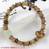Sándalo Verde Sección de Bambú Noche Eterna Ébano Sándalo Rojo Anillo Giratorio Círculo Único para Hombre y Mujer Pulsera de Pareja Joyería Cuentas de Buda Pulsera Sección de Bambú