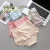 Ropa interior de mujer de Modal Verano Cintura Alta Transpirable Sin Costuras Algodón Antibacteriano en la Entrepierna talla extra chica gordita Braguitas para Niñas