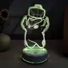 Jogo Contrato Intrépido Figuras Periféricas Decorações de Mesa de E-Sports Luz Noturna Decorativa que Muda de Cor Economizadora de Energia Proteção para os Olhos Luz para Dormir