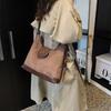 Bolsa Maillard Feminina 2025 Nova Mochila Texturizada Fosca Bolsa de Ombro Grande Capacidade Mochila Transversal para o Dia a Dia