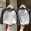 Camada Base Térmica Feminina Outono/Inverno Nova Gola Redonda Roupa Íntima De Rong Blusa de Manga Longa Costurada para Crianças de Meia-Idade e Mais Velhas Top Quente Escovado