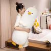 Estúpido Pollo Amarillo Peluche Desmontado y Lavado Almohada para Dormir Muñeco Largo Muñeco con Piernas Muñeco Grande para Niñas