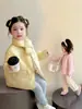 Abrigo de invierno acolchado de algodón para niñas 2026 nuevo estilo chaqueta de algodón acolchada engrosada de moda para otoño e invierno para bebés niñas