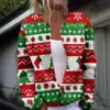Nuevo cárdigan suéter navideño floral transfronterizo europeo y americano para Amazon, AliExpress y tiendas independientes, versátil y elegante