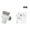 Válvula de bola serie LIQUIfit de Legris VEU/VFE/VME válvula de bola LFPP6VFE6