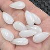 Colgante de jade Jade blanco Hetian de Xinjiang colgante de gota de agua de jade dorado colgante de gota de agua horquilla pendientes colgante de jade