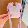 Accesorio para el cabello con lazo antiguo para niñas, estilo Mori, súper hada Hanfu, pinza para el cabello, linda horquilla de cinta para niñas pequeñas