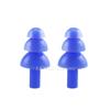 Tapones de Silicona de Tres Capas Tipo Árbol de Navidad Impermeables Protección para los Oídos Natación Tapones para los Oídos Clip para la Nariz para Adultos Set de Natación