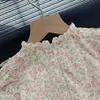 Vestido de encaje floral de fábrica colección de otoño para niños MDD2026 vestido de princesa estilo pastoral ropa infantil para niñas