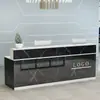 Balcão de recepção pintado, balcão de recepção moderno, balcão de caixa de loja de roupas, mesa de bar pequena, balcão de recepção simples para empresa