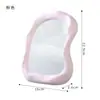 Espelho de Mesa Estilo Fênix Cor Creme Espelho de Maquiagem Lado Único Espelho de Toucador para Quarto de Estudante Pode Ficar em Pé e Pendurar Espelho de Plástico