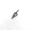 Flecha Black Widow 100 Grãos Caça ao Ar Livre Trident Trident Trident Trident Threaded Arrowhead Target Head Fábrica de Arco e Flecha Venda Direta