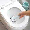 Conjunto de Escovas de Vaso Sanitário Doméstico Sem Cantos Mortos, Conjunto de Escovas Montado na Parede, Ferramenta de Limpeza para Banheiro de Agachamento, Escova de Limpeza com Cabo Longo