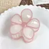Nuevo Estilo Flor de Huevo Flor de Empalme Pasador de Pelo Color Caramelo Perlado Pinza de Agarre Fresca y Dulce Pinza para el Pelo Accesorios para el Cabello para Mujeres