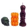 Xiongwei Serie Calavera de Halloween Molde de Silicona para Velas Desmolde Fácil Silicona de Alta Calidad Molde para Velas