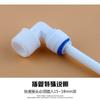 Purificador de Agua Forma de L Rosca Externa 4044w Conector Dientes Externos de 2 Puntos Codo de Conexión Rápida Conector de Botella de Filtro de Dos Puntos Pequeño T33 Enchufe Rápido