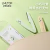 Ueno Lameila Navaja Plegable para Cejas Linda y Compacta Acero Inoxidable Anti-Rayaduras Navaja Portátil para Cejas Sy308