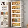 Armario de Almacenamiento, Caja de Almacenamiento, Contenedor de Plástico para el Hogar, Plegable, No Requiere Instalación, Multicapa, Dormitorio, Sala de Estar, Armario para Bebé
