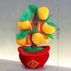 Decoración de Año Nuevo decoración de escritorio árbol de naranja árbol de la fortuna árbol de caqui decoración de tela decoración de escena del Festival de Primavera decoración