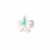 Presilha de Cabelo Flor de Frangipani Dopamina Mais Vendida em Vendas Transfronteiriças Nova Presilha de Garra Clip de Tubarão Flor de Feriado Exquisita Europeia e Americana