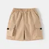 Ropa Nueva de Verano Estilo Coreano para Niños Pantalones Cargo Casuales para Niños Pantalones Cortos Finos de Moda para Exteriores para Niños Pequeños y Niños Pequeños