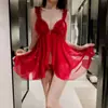 Pijama sexy talla grande para mujer ropa interior sexy pura pasión tentación sin sexo burla fuera de la cama tirantes camisón