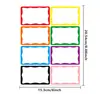 8 Piezas de Pegatinas Coloridas en Blanco para Etiquetas Manuscritas, Etiquetas de Clasificación, Pegatinas Grandes Adhesivas para Etiquetas de Condimentos