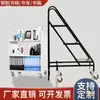 Escalera para alcanzar lugares altos, escalera silenciosa, carretilla de plataforma, carrito para archivos, carrito para libros, escalera móvil de tres niveles, biblioteca de dos niveles
