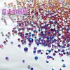 Rhinestones Redondos de Fondo Plano Serie de Tamaños Mixtos Decoraciones para Uñas, Populares en Xiaohongshu, Rhinestones para Uñas Portátiles DIY Venta al por Mayor