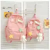 Mochila Escolar Estilo Ins de Alto Valor para Estudiantes de Preparatoria y Universitarias, Mochila Casual Sencilla y Linda con Estrellas de Moda